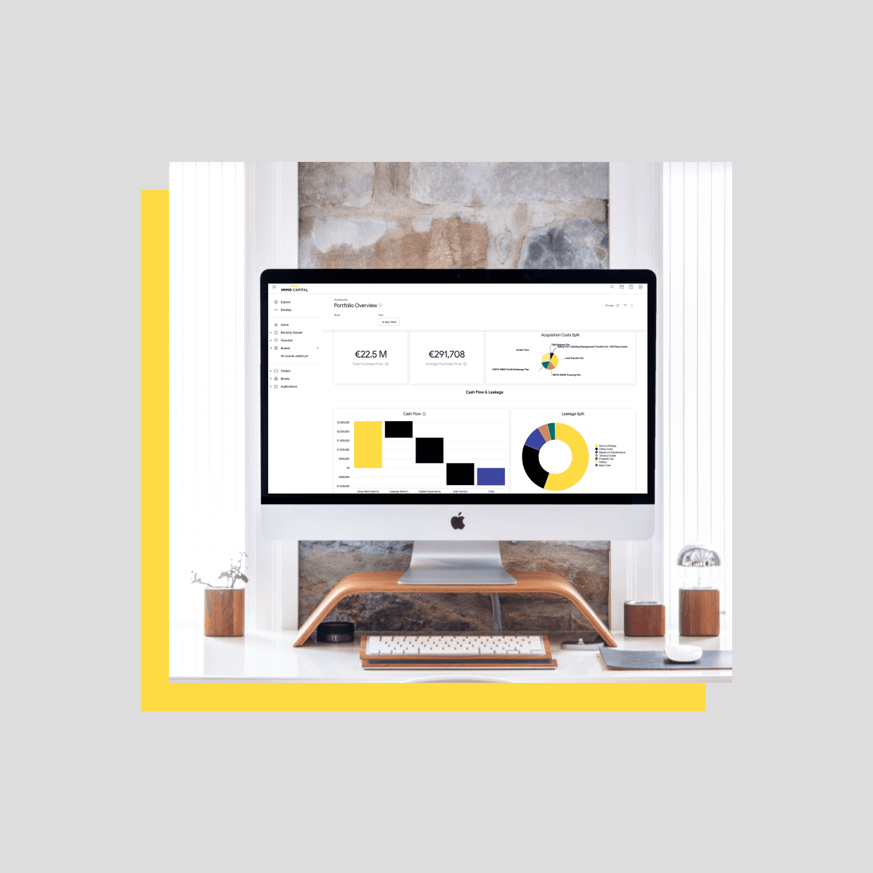 IMMO analytics dashboard